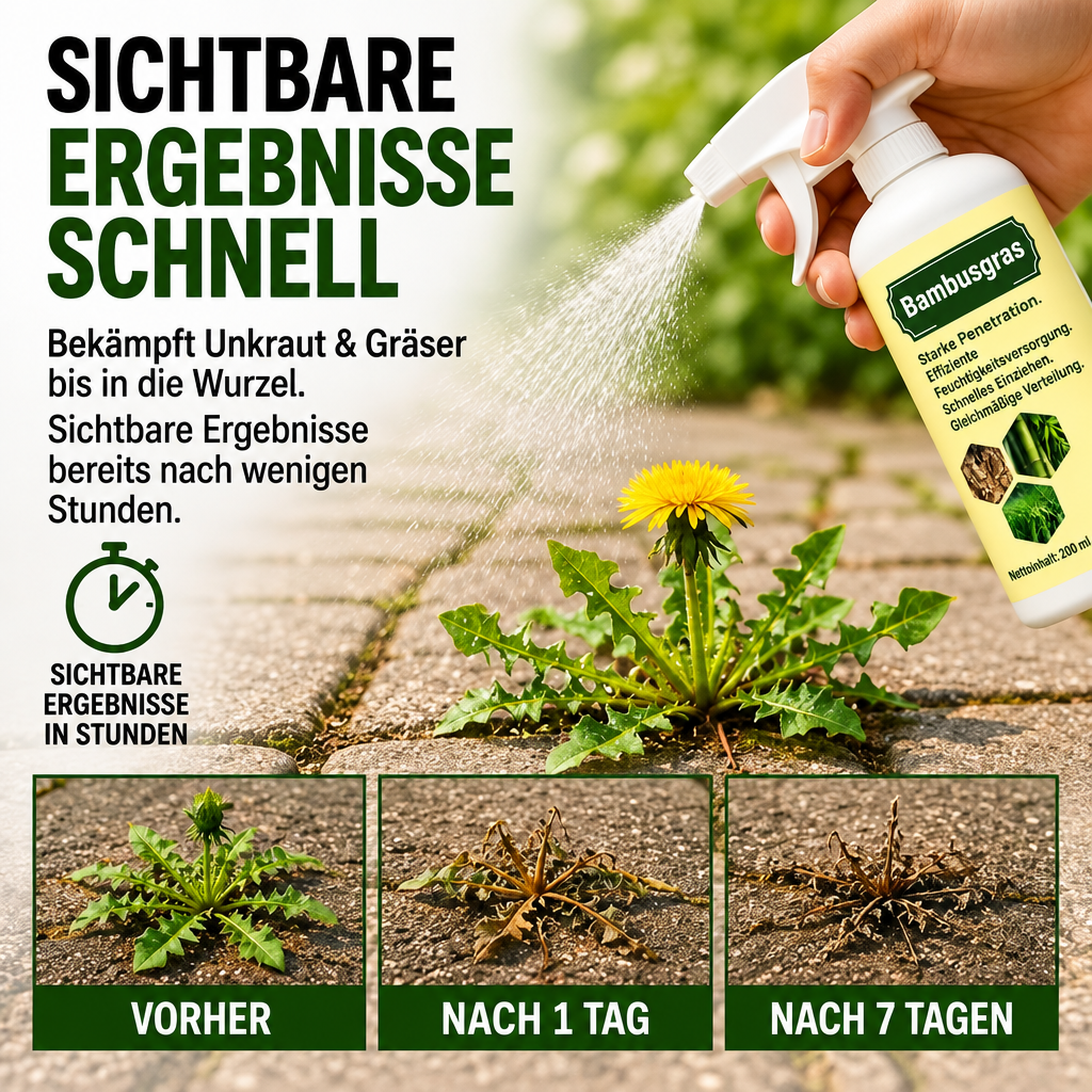 🔥2026 SALE✨ - Fast-Acting Natural Weed & Grass Killer Spray