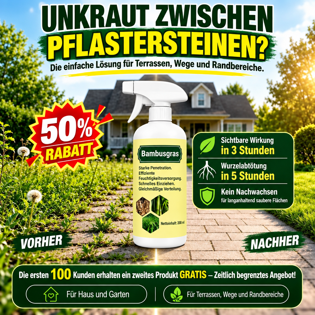🔥2026 SALE✨ - Fast-Acting Natural Weed & Grass Killer Spray