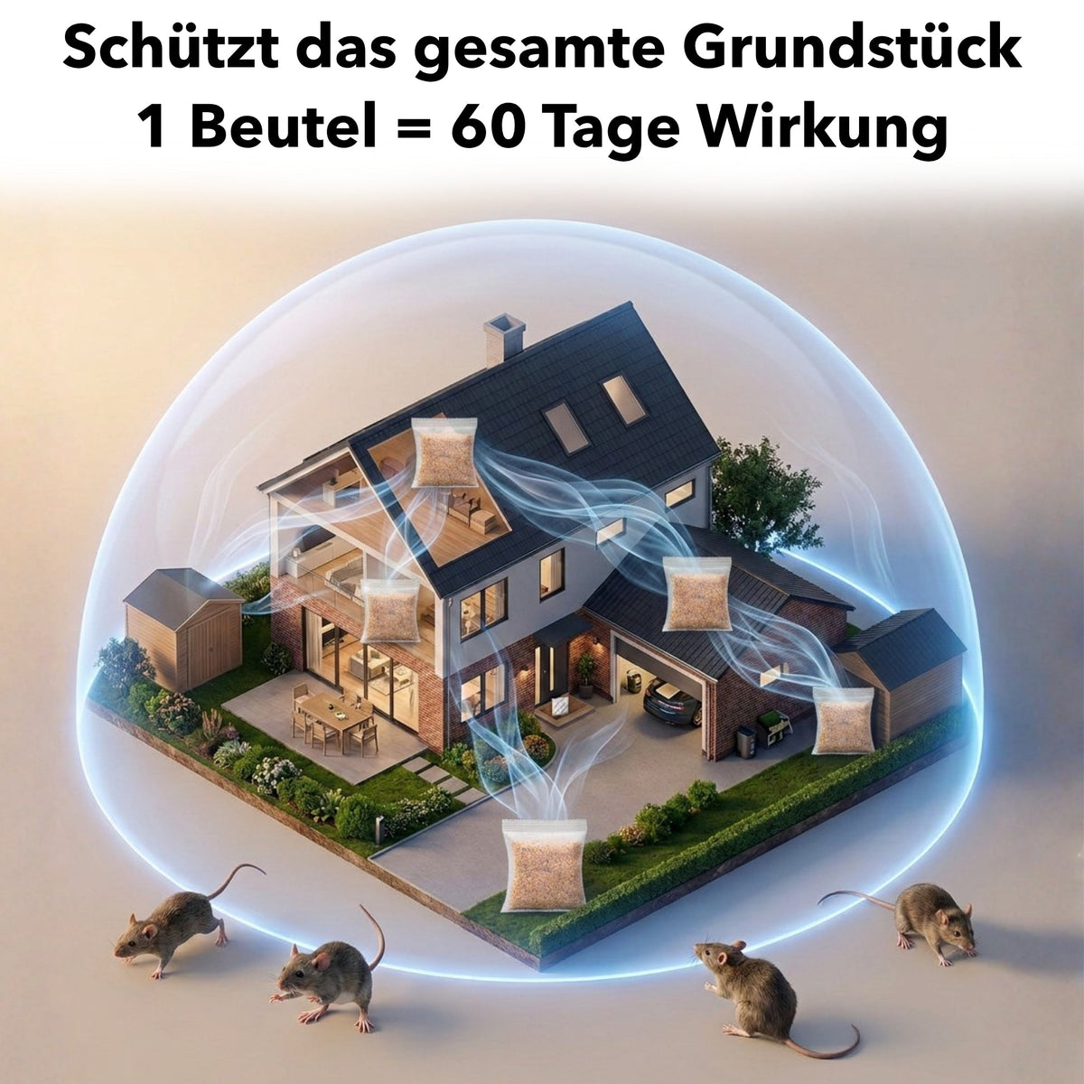 🔥Ratten- & Mäuse Abwehrbeutel,Keine Mäuseplage mehr in Ihrem Zuhause, heute 50% Rabatt!⭐