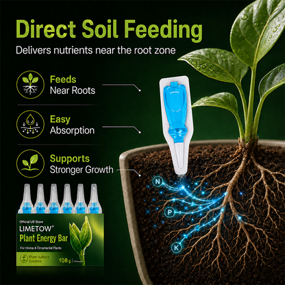 🥦𝐎𝐟𝐟𝐢𝐳𝐢𝐞𝐥𝐥𝐞𝐫 𝐒𝐡𝐨𝐩 LIMETOW® Plant Energy Stick: sofort einsatzbereit – kein Anmischen erforderlich – versorgt die Wurzeln direkt über das Erdreich mit Nährstoffen.