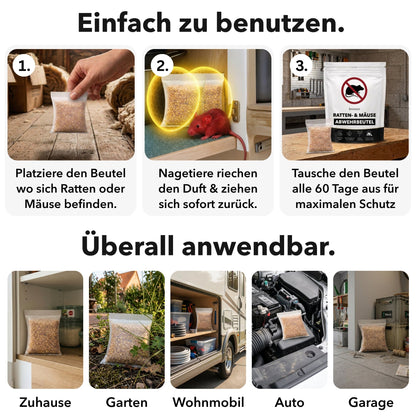 🔥Ratten- & Mäuse Abwehrbeutel,Keine Mäuseplage mehr in Ihrem Zuhause, heute 50% Rabatt!⭐